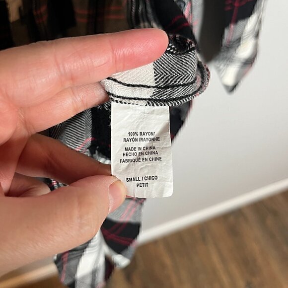 Rails plaid button down tunic dress - Picture 5 of 6